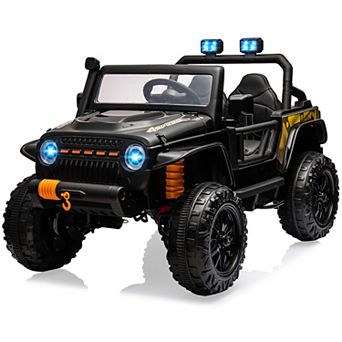2 Seater 24V Ride On Toys for Big Kids, Electric Truck with Remote Control, Powerful Wheel