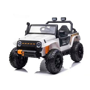 2 Seater 24V Ride On Toys for Big Kids, Electric Truck with Remote Control, Powerful Wheel