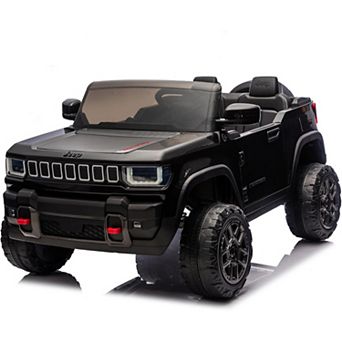 24V Licensed Electric Truck for Kid,2-Seater Children Ride-on Car,Parent Remote Control with 3 Speed