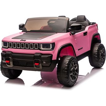 24V Licensed Electric Truck for Kid,2-Seater Children Ride-on Car,Parent Remote Control with 3 Speed