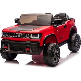 24V Licensed Electric Truck for Kid,2-Seater Children Ride-on Car,Parent Remote Control with 3 Speed