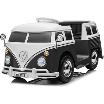 6V Electric Ride on Car, Licensed Volkswagen Ride on Bus for Kids with Led Light, Horn and Music