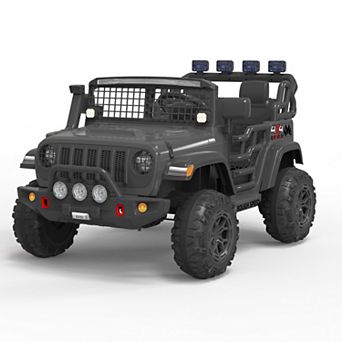 24V Ride on Toys, 2-Seater Electric Ride on Car Truck with Remote Control,Four-Wheel Shock Absorbers