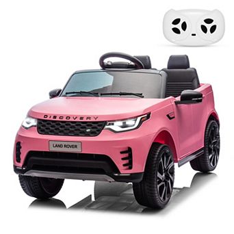 12v Licensed Land Rover Electric Ride on Toy with Parental Remote,Music,Spring Suspension,LED Lights