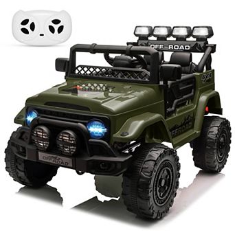 12V Kids Ride On Car, Parent Remote Control, Ride On Toy for Kids Ages 3-8 Years, Electric Truck