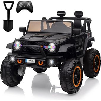 24V Kids Electric Ride on Car, 2-Seater 4WD Truck with Remote, 4x45w Motors (180w), 7Ah Battery