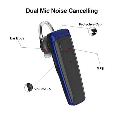 Ultralight Noise Cancelling Bluetooth Earpiece