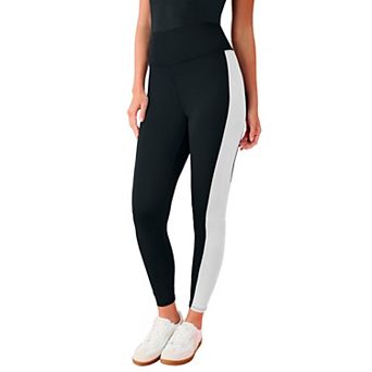Roaman's Women's Plus Size Soft Sculpt Colorblock Leggings