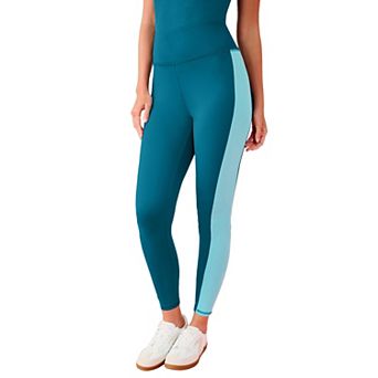 Roaman's Women's Plus Size Soft Sculpt Colorblock Leggings