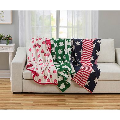 BrylaneHome Knitted Throw