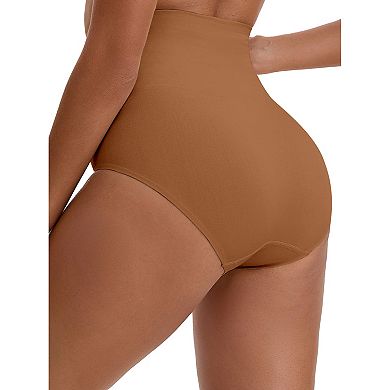 2 Packs Women's High Waisted Briefs Shapewear Tummy Control Shaping Underwear