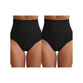 2 Packs Women's High Waisted Briefs Shapewear Tummy Control Shaping Underwear