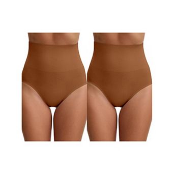 2 Packs Women's High Waisted Briefs Shapewear Tummy Control Shaping Underwear