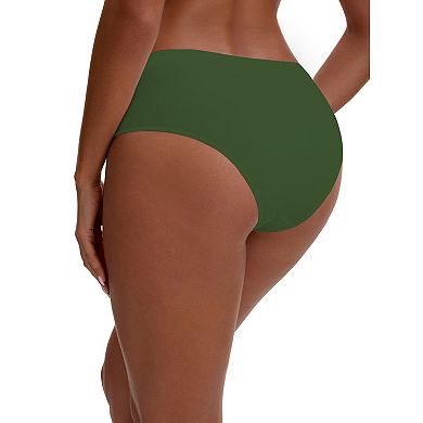 2 Packs Women's Elastic Waistband Mid-Waisted Briefs Full Coverage Classic Comfortable Underwear