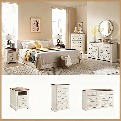 Seven-drawer bedside cabinet; storage cabinet. Suitable for bedroom, living room, hallway.