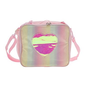 Portable Heart Pattern Lunch Bag 1 pc