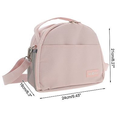 Portable Semi-circular Lunch Tote for Work 9.45"x6.3"x8.27" 1 Pc