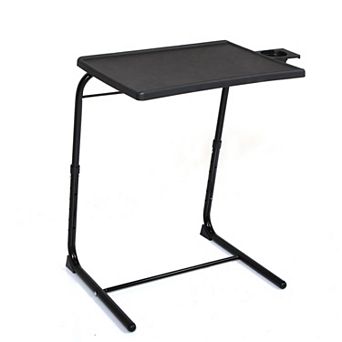 MIDOLA 28 in Portable Adjustable Folding Desk with Built-in Cup Holder