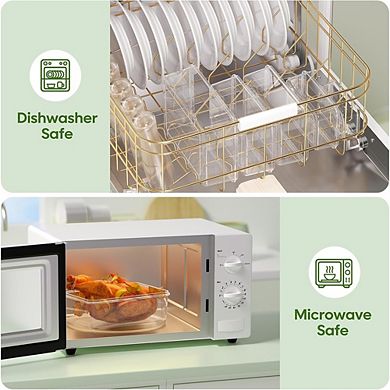 36-Piece BPA-Free Plastic Food Storage Container Set with Labels