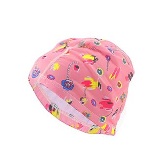 Elasticity Plum Blossoms Pattern Swim Cap 5.91"x9.25" 1 pc