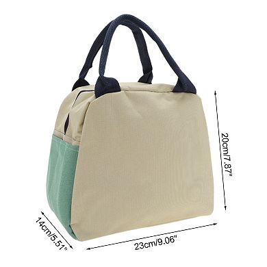 Portable Color Matching Thermal Bag for Work 9.06"x5.51"x7.87" 1 Pc