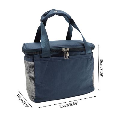 Portable Square Thermal Bag for Work 9.84"x6.3"x7.09" 1 Pc