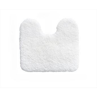 Non Slip Fluffy Toilet Rug U Shaped Washable Bathroom Floor Mat