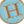 Blue Letter H