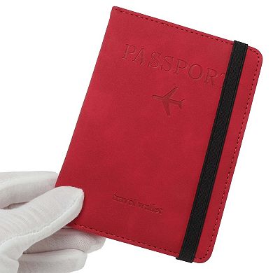 Strap Design Blocking Passport Cover 1 Pc