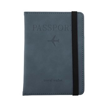 Strap Design Blocking Passport Cover 1 pc