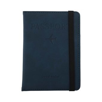Strap Design Blocking Passport Cover 1 pc