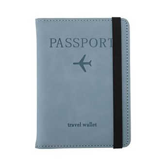 Strap Design Blocking Passport Cover 1 pc