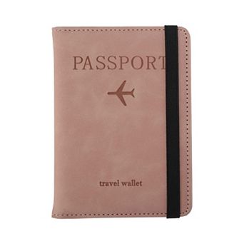 Strap Design Blocking Passport Cover 1 pc