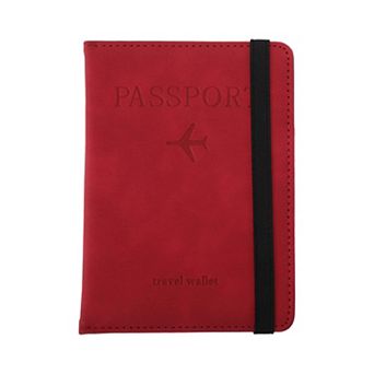 Strap Design Blocking Passport Cover 1 pc