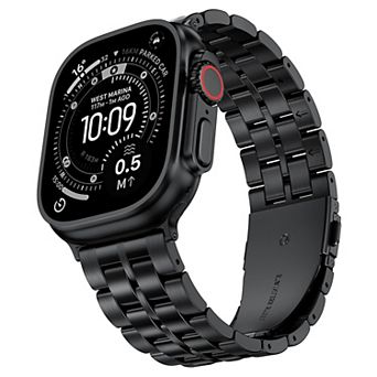 Solid Stainless Steel 5-Link Band for Apple Watch Ultra/Series 11-1/SE - men's premium design