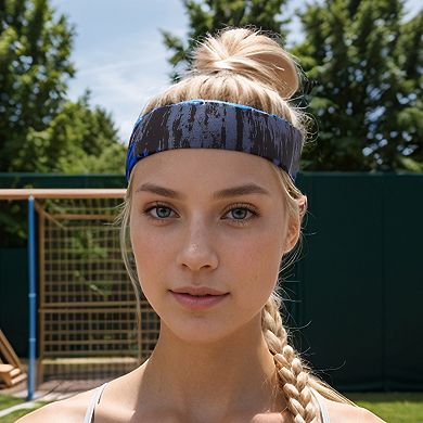 Tie-Dye Headband Elastic Headband for Yoga 1Pc