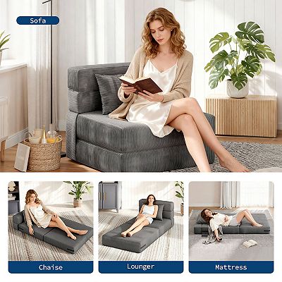 4in1 Folding Sofa Bed&Chair Bed, Convertible Sleeper, Fold Out