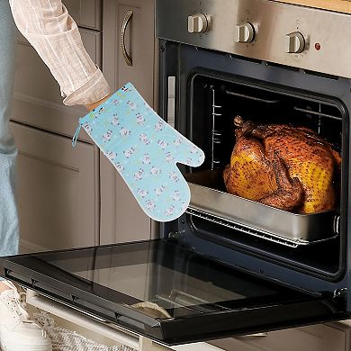 Non-slip Pattern Oven Mitts for Kitchen Use