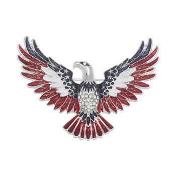 Napier Silver Tone Eagle Pin