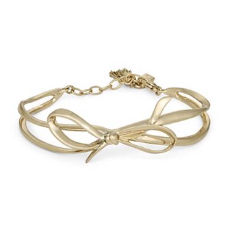 Simply Vera Vera Wang Gold Tone Bow Cuff Bracelet