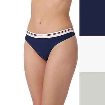 Juniors' SO® Varsity 3-Pack Thong Panties SO60002P3