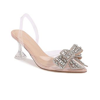 Nina Crystal Bow Heels