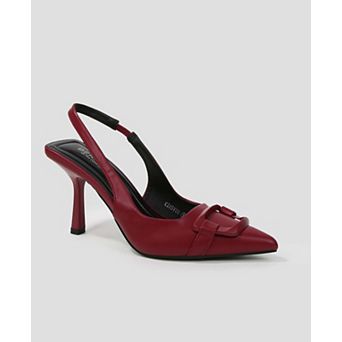 Cindy Slingback Pumps with Tonal Buckle Detail
