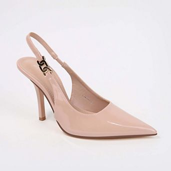 Coetta Patent Slingback Heels