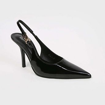 Coetta Patent Slingback Heels