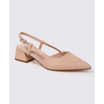Vieda Block Heel Slingback Pumps