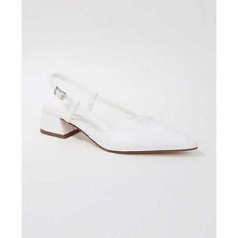Vieda Block Heel Slingback Pumps