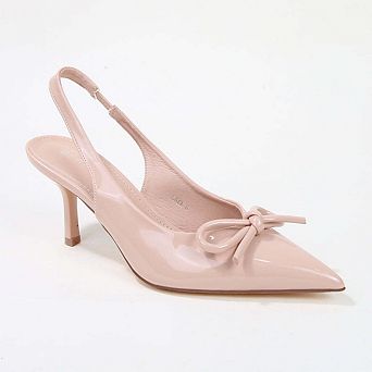 Cree Bow Accent Slingback Pumps