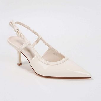 Estefania Slingback with Bow Accent