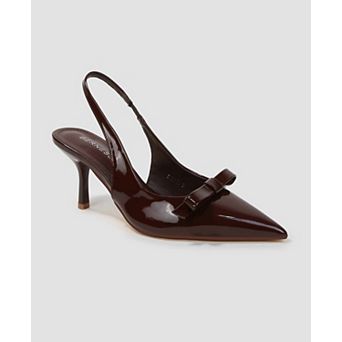 Danika Slingback Pumps with Bow Detail